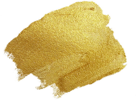 Gold Metallic Brushstroke